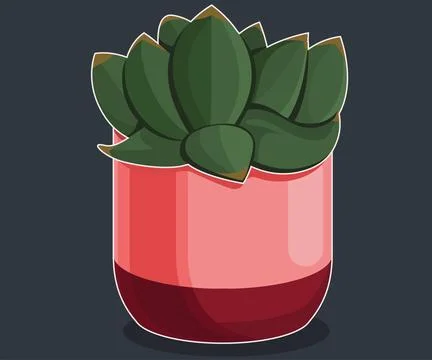 Green cactus Stock Illustration