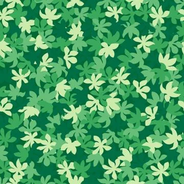 Green camouflage pattern background seamless vector illustration Stock Illustration