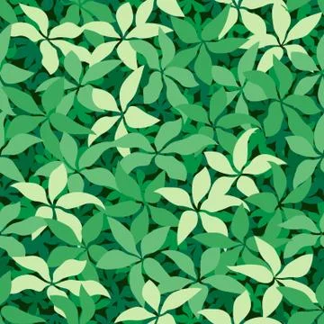 Green camouflage pattern background seamless vector illustration Stock Illustration