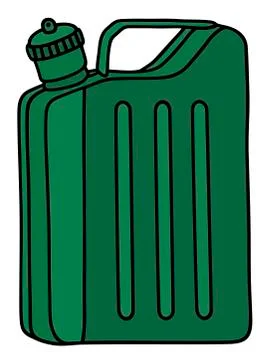 Green can Stock Illustration