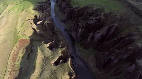 Green canyon river Video stock 53798871