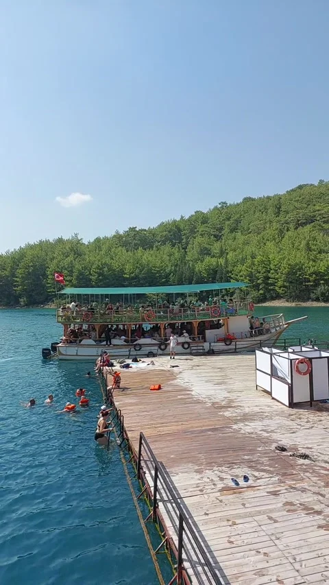 Green Canyon in Turkey Stock Footage 251809420