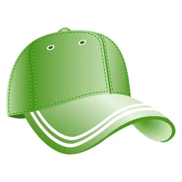 Green cap Stock Illustration