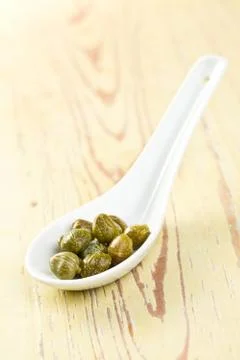 Green capers Stock Photos