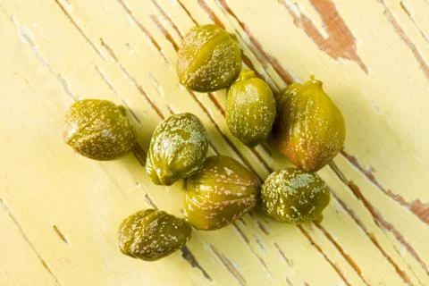 Green capers Stock Photos