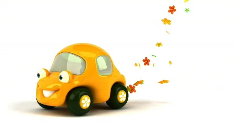 Green car Stock Footage 154631