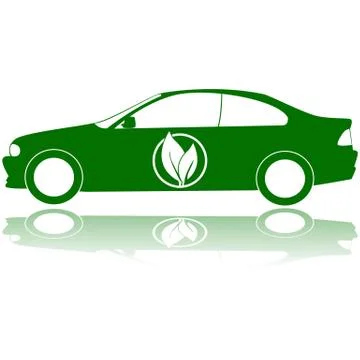 Green car Stock Illustration