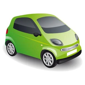 Green car Stock Illustration