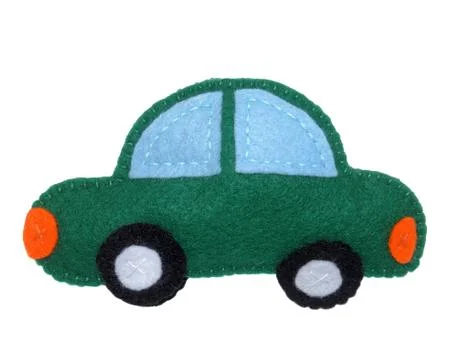 Green car Foto stock