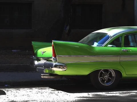 Green Car Stock Photos
