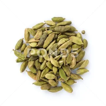 Green cardamom spice Stock Photos