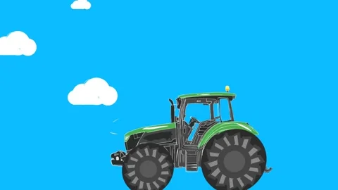 Green cartoon Stock Footage 322216208