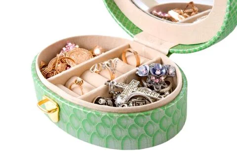 The green casket Stock Illustration