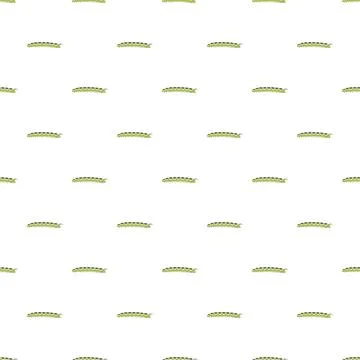 Green caterpillar insect bug seamless pattern 스톡 일러스트