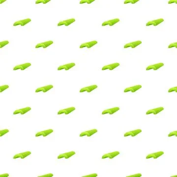 Green celery vegetable seamless repeating pattern background Stock Illustration