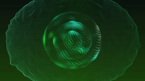 Green Cell Form 2 Stock Footage
