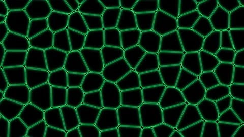Green Cell Pattern Background with Copy Space for Text Overlay and Branding Stock Footage 340944806