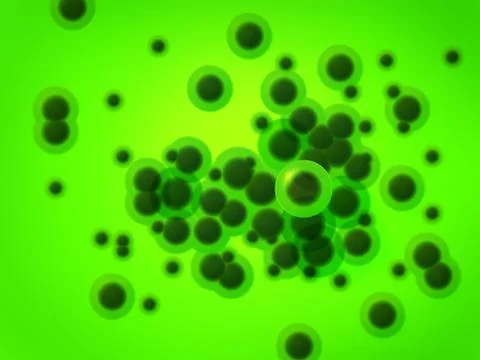 Green cells Stock Illustration