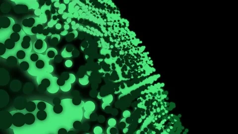 Green Cells Under Microscope Closeup View. Stock Footage 329928457
