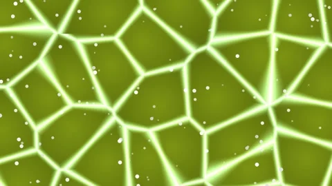 Green Cells with White Borders and Specks. Stock-Footage 330131156