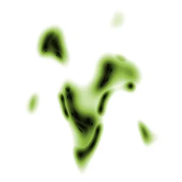 Green cellular particles Stock Illustration