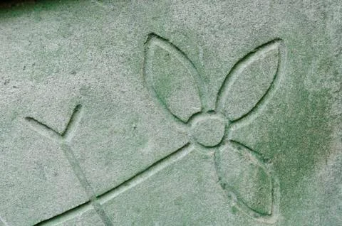 Green Cement Wall Texture 2 Stock Photos