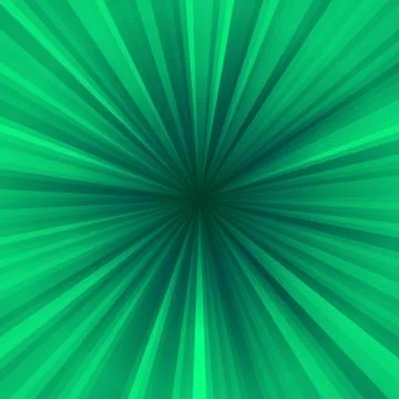 Green centralized rayed background Stock Illustration