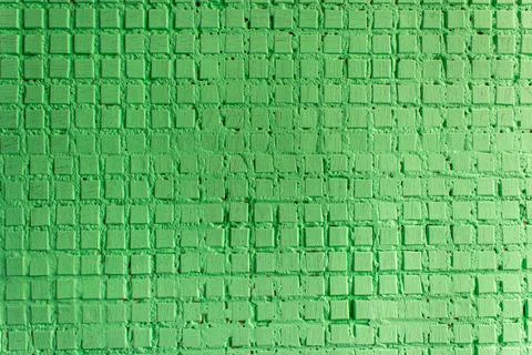 Green ceramic mosaic texture layout background Stock Photos