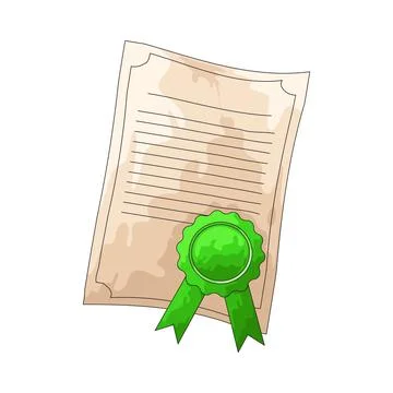 Green Certification illustration イラスト素材