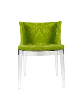 Green chair with clipping path Stock Photos