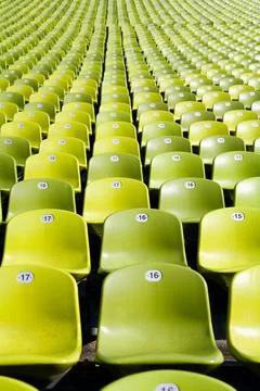 Green Chairs Stock Photos