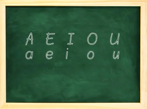 Green chalkboard Stock Photos