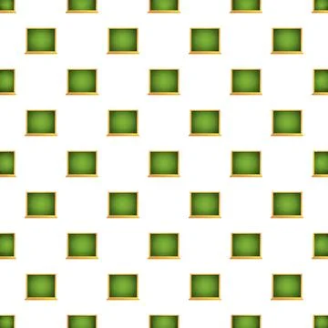 Green chalkboards pattern creating education background design Stock Illustration