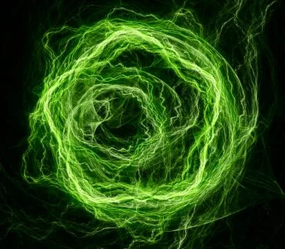 Green chaos Stock Illustration