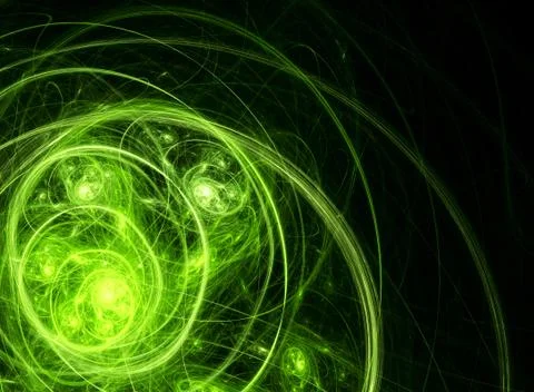 Green chaos Stock Illustration