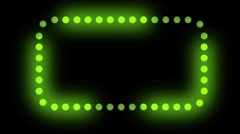 Green Chaser Lights ALPHA Stock-Footage 23132015