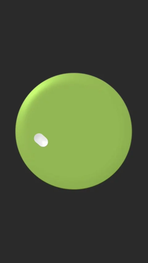 Green check mark on circle appears on dark background abstract animation mo.. Vídeo Stock 330511522