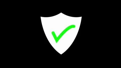 Green check mark. Correct or right choice icon animated video Stock Footage 306538197