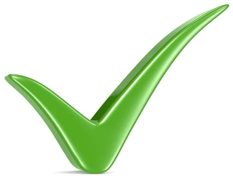 Green Check Mark. Stock Illustration