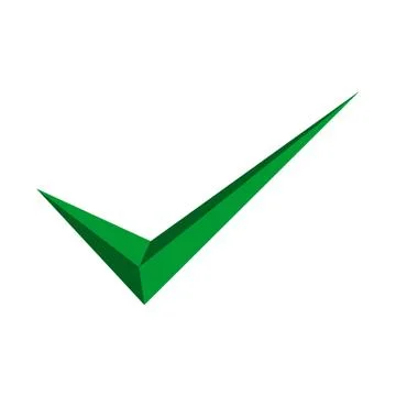 Green Check Mark Logo Template Illustration Design. EPS 10. Stock Illustration