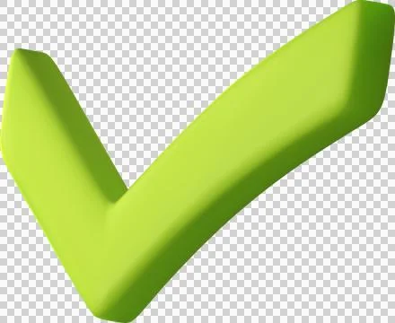 Green check mark symbol Stock Illustration