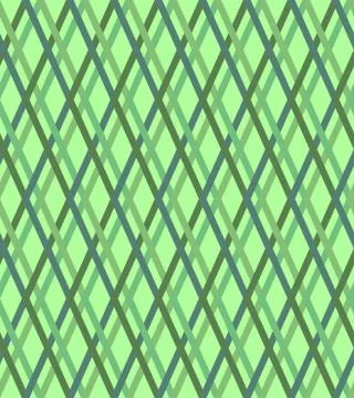 Green checked texture, seamless vector background Stock Illustration