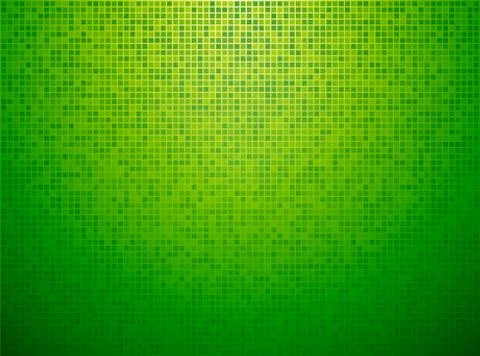 Green checkered background with a light vignette Illustrazione stock