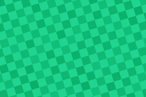 Green checkered pattern background for design or art イラスト素材