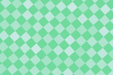 Green checkered pattern background with pastel colors 스톡 일러스트