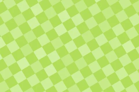 Green checkered pattern with small squares on bright background イラスト素材