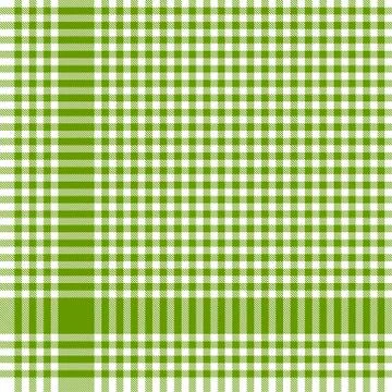 Green checkered table cloth pattern Stock Illustration