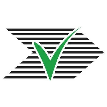 Green checkmark with data bars for success, approval, and branding 스톡 일러스트