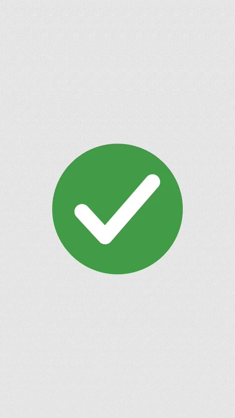 Green Checkmark Icon Animation on Transparent Background with Alpha Channel Stock-Footage 338167981