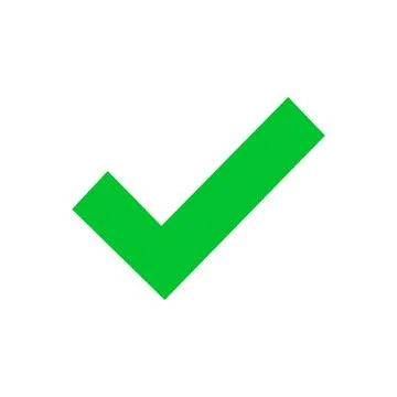 Green Checkmark Success Icon Stock Illustration